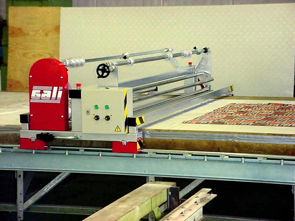 DMT Haren - Textildruckmaschine Lyoprinter Zubehör Abrollwagen